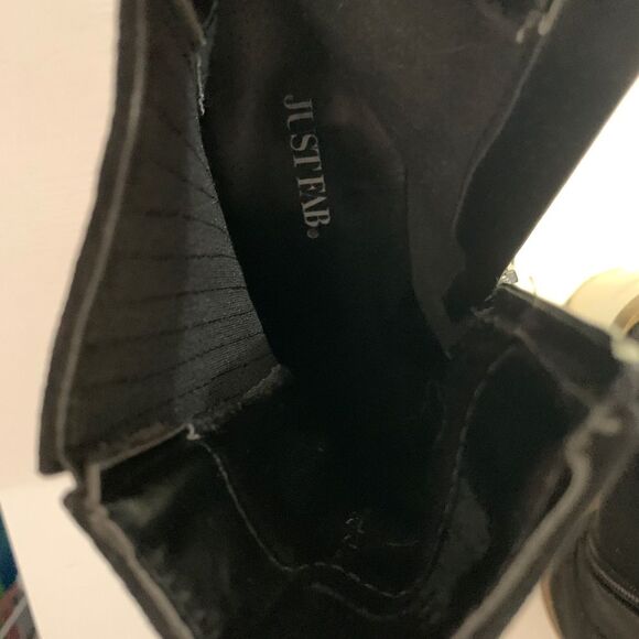 Justfab Women's Black Boots - Picture 7 of 8